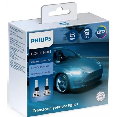 Embalagem de lâmpadas LED para automóveis Philips