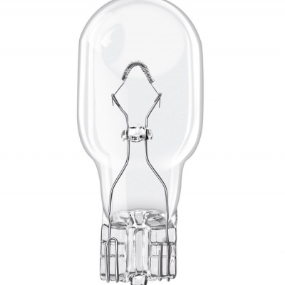 Lâmpada incandescente transparente com filamento