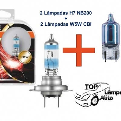 Pack de lâmpadas automóveis OSRAM H7 12V NIGHT BREAKER 200