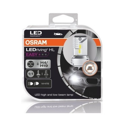 Embalagem de lâmpada LED OSRAM LEDriving HL EASY para faróis H4/H19