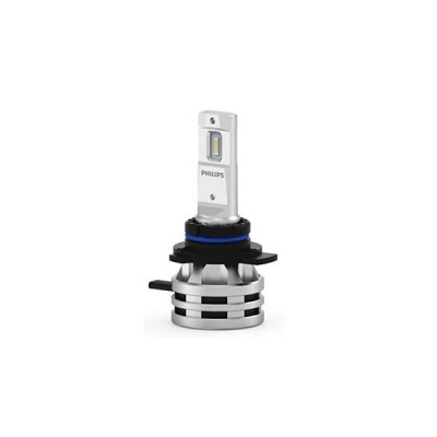 Lâmpada LED para farol automóvel Philips prateada com detalhes em preto e azul