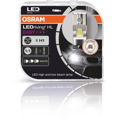 Embalagem de lâmpada LED OSRAM para carro H1