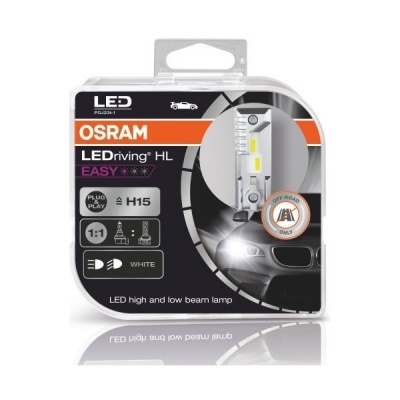 Embalagem de lâmpada LED para carro OSRAM LEDriving HL H15