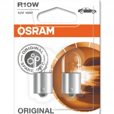 Embalagem OSRAM lâmpadas automóveis R10W 12V 10W