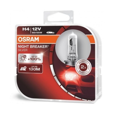 Embalágem lâmpadas automóvel Osram Night Breaker Silver H4 12V 60 55W