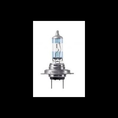 Lâmpada halógena para automóvel com base metálica e vidro transparente