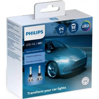 Caixa de lâmpadas LED para carros Philips LED-HL [H1]