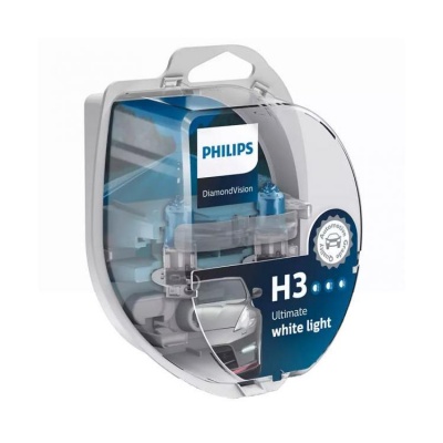 Embalagem de lâmpada Philips DiamondVision H3 para automóveis