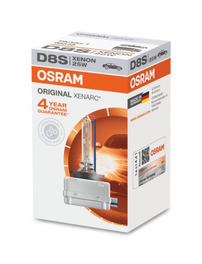 Embalagem lâmpada automóvel OSRAM ORIGINAL XENARC D8S xenon 25W