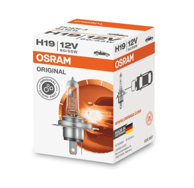 Embalagem de lâmpada para carro Osram H19 12V 60/55W