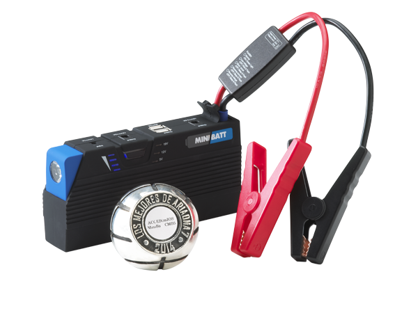 Arrancador de bateria portátil com garras e bola metálica