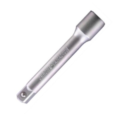 Extensão para chave de catraca metálica prateada com gravação