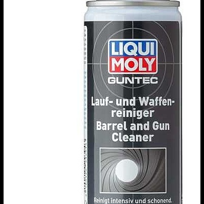 Spray de limpeza para armas LIQUI MOLY GUNTEC Barrel and Gun Cleaner com rótulo cinzento