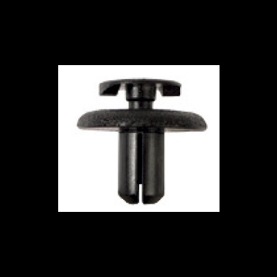 Clipe de plástico preto para fixação automóvel