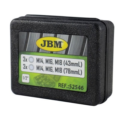 Caixa preta de plástico com etiqueta colorida contendo especificações técnicas.