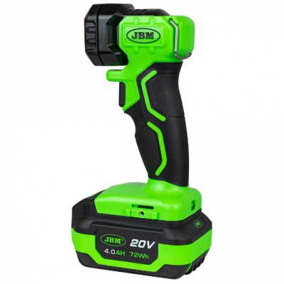 Bateria recarregável verde e preta JBM 20V 4.0AH