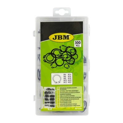 Caixa com anilhas de fixação JBM 300 peças