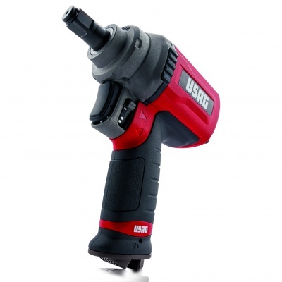 Chave de impacto elétrica USAG em cinzento, vermelho e preto