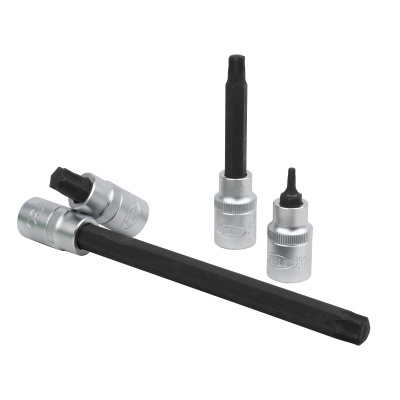 Conjunto de 4 chaves de soquete hexagonais e sextavadas