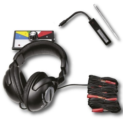 auscultadores com controlo colorido e cabos enrolados