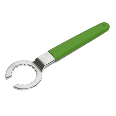 Chave de bocal metálica com cabo verde