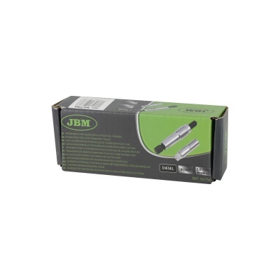 Caixa de embalagem verde e preta com peças metálicas e texto DIESEL FORD PEUGEOT