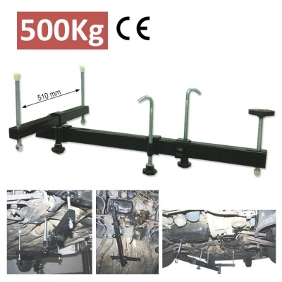 Ferramenta preta para levantamento de motor com capacidade 500Kg e certificado CE