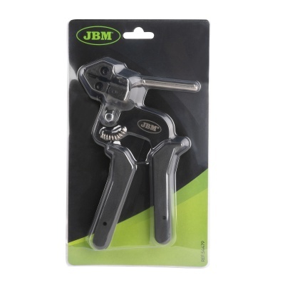 Alicate preto e metálico embalagem JBM