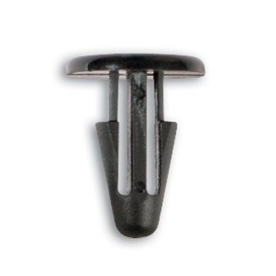 Clipe de plástico preto para retenção