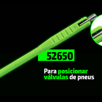 Ferramenta verde para válvulas de pneus com embalagem amarela KAIRO