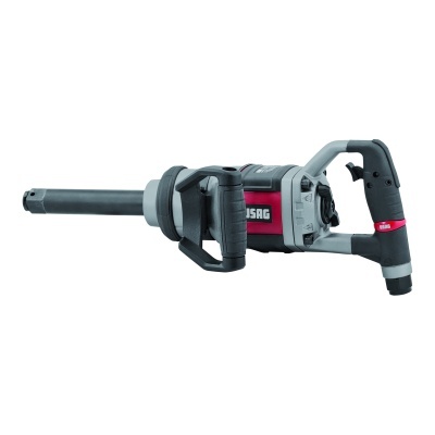 Martelo demolidor elétrico cinza e preto com detalhes vermelhos da marca USAG