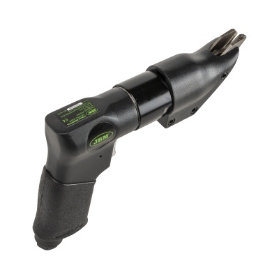 Ferramenta pneumática preta com punho e corpo texturizado