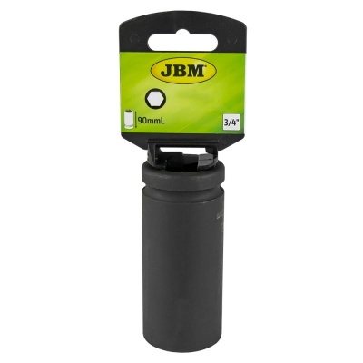 Soquete JBM preto com embalagem verde e preta