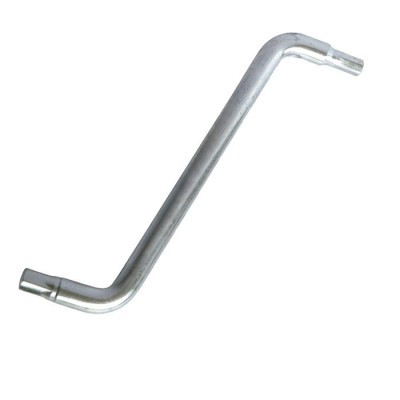 Chave de fendas prateada em formato L