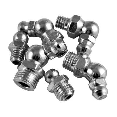 Peças metálicas cromadas com rosca para ligação de tubos