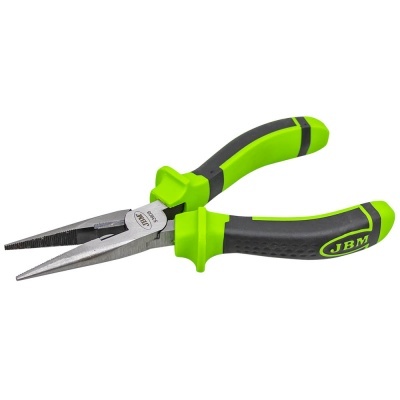 Alicate bico longo com punhos preto e verde JBM