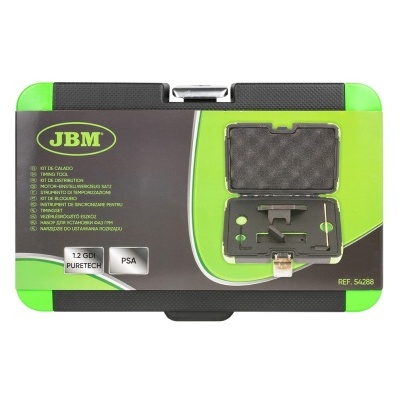 Estojo preto e verde JBM com kit de calibração e texto 12.5CM PURETECH PSA