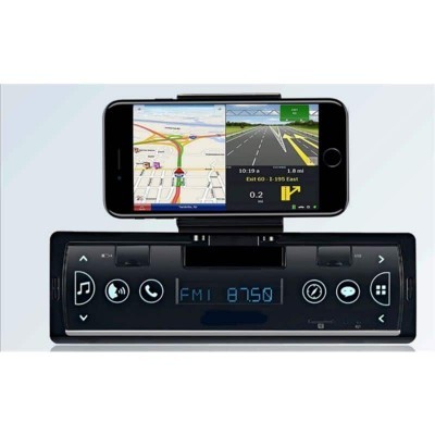 Sistema de navegação GPS com suporte para telemóvel e ecrã digital