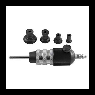 Aplicador pneumático metálico com quatro ventosas de borracha preta