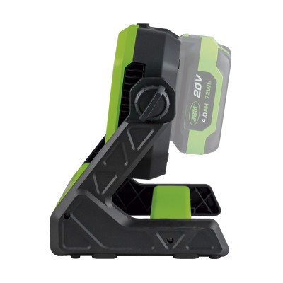 Lanterna portátil preta e verde com bateria 20V 4,0Ah 72Wh