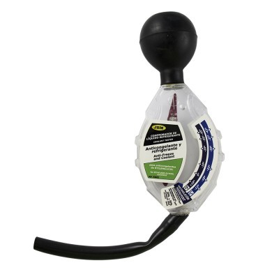 Manómetro de medição de líquido refrigerante com escala e texto em espanhol