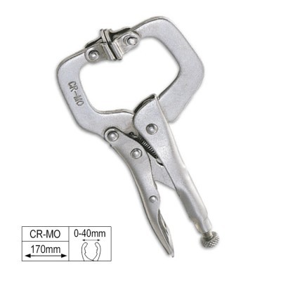 Braçadeira de aperto metálica prateada ajustável com parafuso