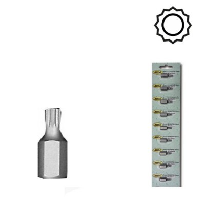 Chave de fendas metálica tipo bico de pato com embalagem de 10 unidades