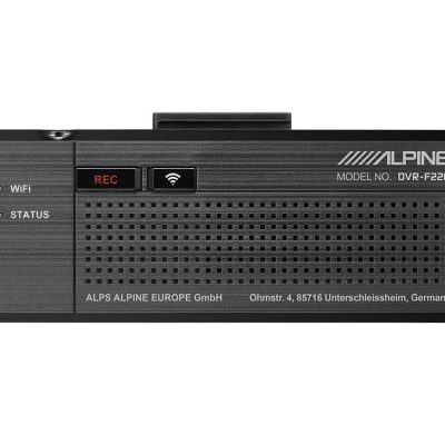 Câmara de vigilância automóvel Alpina modelo DVR-F220 preta