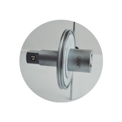 Extensão metálica com escala e logo TERN