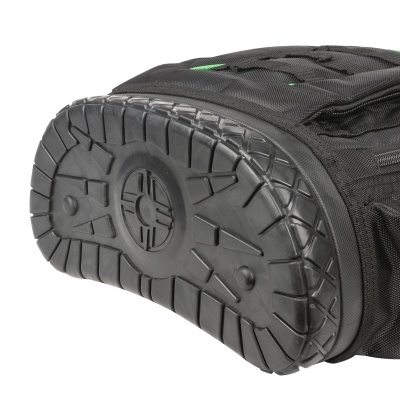 Base de borracha antiderrapante de mochila preta