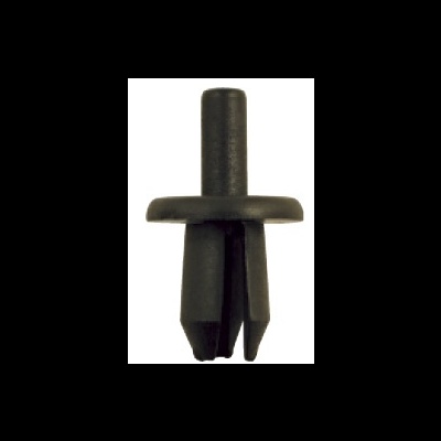 Clipe de fixação de plástico preto