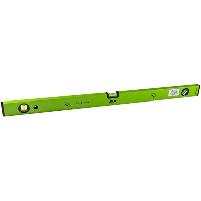 Nível de bolha verde de 800mm com bolhas de nível e código de barras