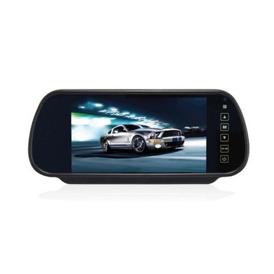 Ecrã digital preto com imagem de carro desportivo cinza