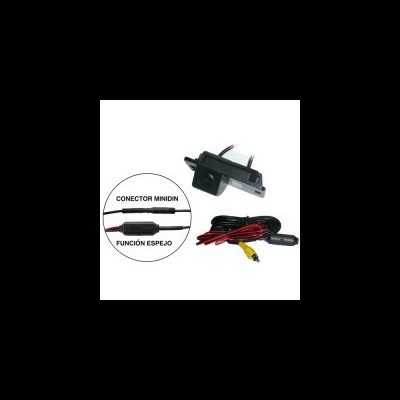 câmara de marcha-atrás para automóvel com conetor Minidin e função espelho